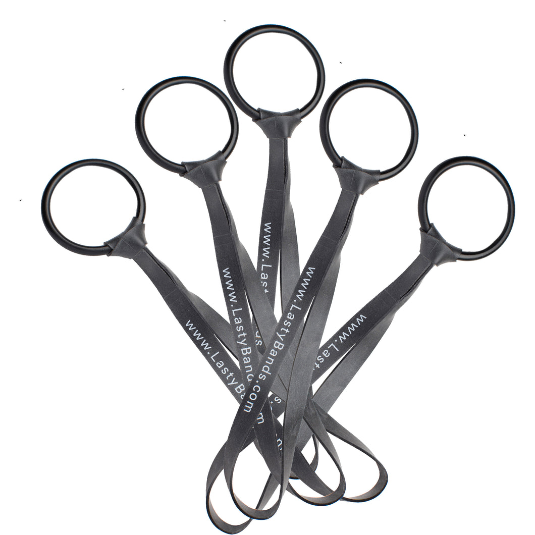 Lastybands Ultra Black, 5 Pack